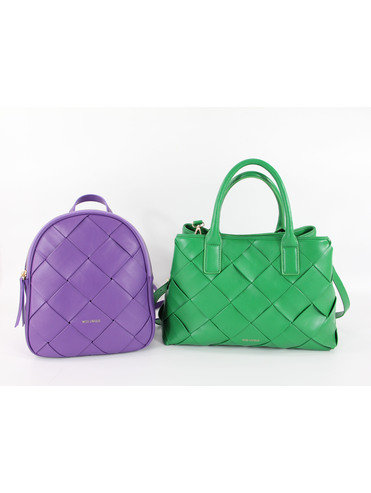 DEYCE Luxury Handbag Vegan Leather Recycle PU Material Braided Tote Backpack Designer Group